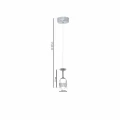 Lampa wisząca COPPA 1x5W LED chrom