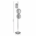 Lampa podłogowa MERCURIO 36W LED chrom