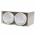 Plafon BLOCCO 2x7W GU10 LED szer.18.5cm