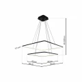 Lampa wisząca NIX 50W LED czarny