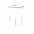 Lampa wisząca ALBA 3X5W LED biały