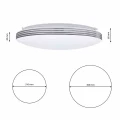 Plafon SIENA 25W biały LED szer.35cm