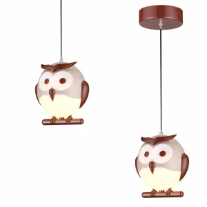 Lampa wisząca OWL 1XE14 LED multikolor