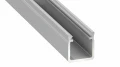 Profil aluminiowy SREBRNY TYP Y 2m + Klosz mleczny