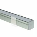 Profil aluminiowy SREBRNY TYP Y 2m + Klosz mleczny