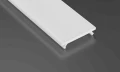 Profil aluminiowy SREBRNY TYP G 2m + Klosz mleczny
