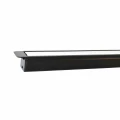 Profil aluminiowy czarny TYP G 1m + Klosz mleczny