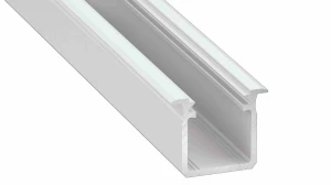 Profil aluminiowy biały TYP G 1m + Klosz mleczny