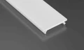 Profil aluminiowy SREBRNY TYP D 1m + Klosz mleczny