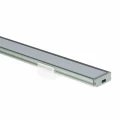 Profil aluminiowy SREBRNY TYP D 1m + Klosz mleczny