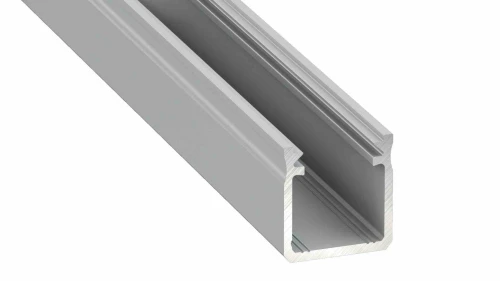 Profil aluminiowy SREBRNY TYP Y 1m + Klosz mleczny