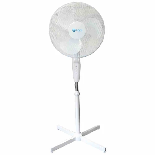 Wentylator STOJĄCY EKO-LIGHT 16'' biały