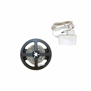 Taśma LED LED 3M +ZASILACZ IP65 barwa zimna