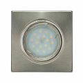 Lampa podtynkowa KWADRATOWYCH 3x5W GU10 Srebrny