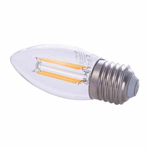 Żarówka FILAMENTOWA LED 4W C37 E27 2700K