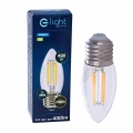 Żarówka FILAMENTOWA LED 4W C37 E27 2700K