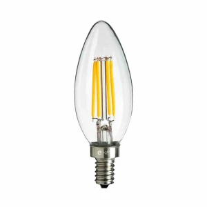 Żarówka FILAMENTOWA LED 4W Świeczka E14 2700K