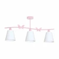 Lampa wisząca ALICE 3xE14 Różowy