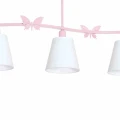 Lampa wisząca ALICE 3xE14 Różowy