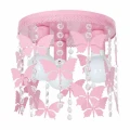 Plafon ANGELICA różowy 3xE27 szer.30cm