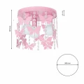 Plafon ANGELICA różowy 3xE27 szer.30cm