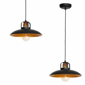 Lampa wisząca FELIX 1xE27 czarny