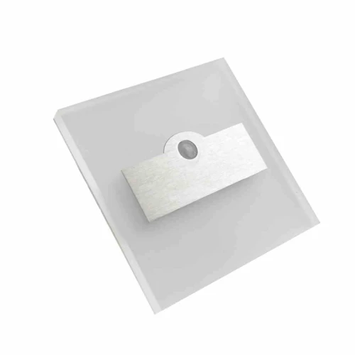 Oprawa schodowa LUMI 3000K 12V z czujnikiem ruchu srebrno-biały 0.6W