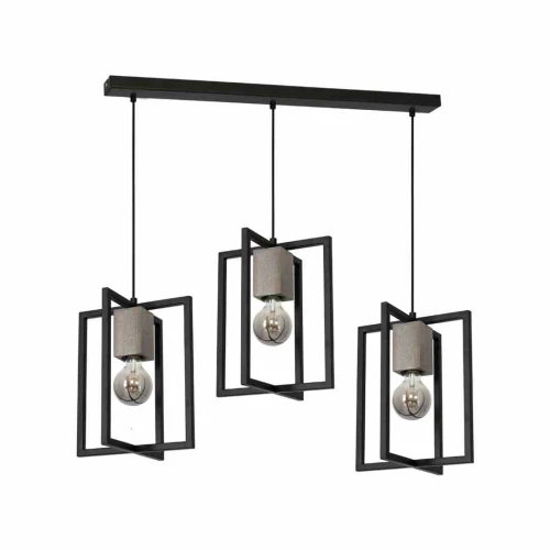Lampa wisząca RALPH 3xE27 czarny