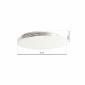 Plafon SIENA 80W LED biały szer.75cm