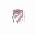 Plafon CORAZON różowy 3xE27 szer.30cm