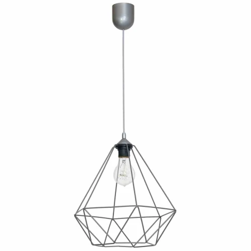 Lampa wisząca BASKET 1xE27 szary
