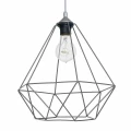 Lampa wisząca BASKET 1xE27 szary