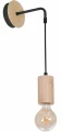 Kinkiet LINES 1xE27 naturalne drewno
