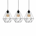 Lampa wisząca BASKET 3xE27 czarny