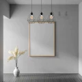 Lampa wisząca BASKET 3xE27 czarny