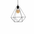 Lampa wisząca BASKET 1xE27 czarny