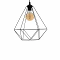 Lampa wisząca BASKET 1xE27 czarny