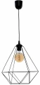Lampa wisząca BASKET 1xE27 czarny