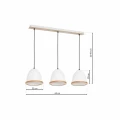 Lampa wisząca STUDIO 3xE27 biały