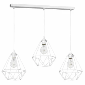 Lampa wisząca BASKET 3xE27 biały