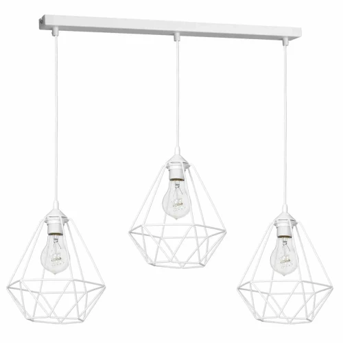 Lampa wisząca BASKET 3xE27 biały