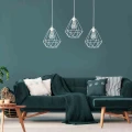 Lampa wisząca BASKET 3xE27 biały