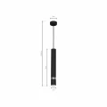 Lampa wisząca JOKER 1xGU10 czarny