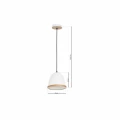 Lampa wisząca STUDIO 1xE27 biały