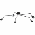 Plafon JOKER czarny 5xGU10  szer.132cm