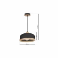Lampa wisząca STUDIO 1xE27 czarny
