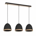 Lampa wisząca STUDIO 3xE27 czarny