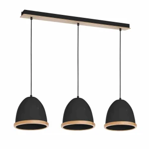 Lampa wisząca STUDIO 3xE27 czarny