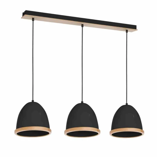 Lampa wisząca STUDIO 3xE27 czarny