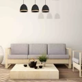 Lampa wisząca STUDIO 3xE27 czarny